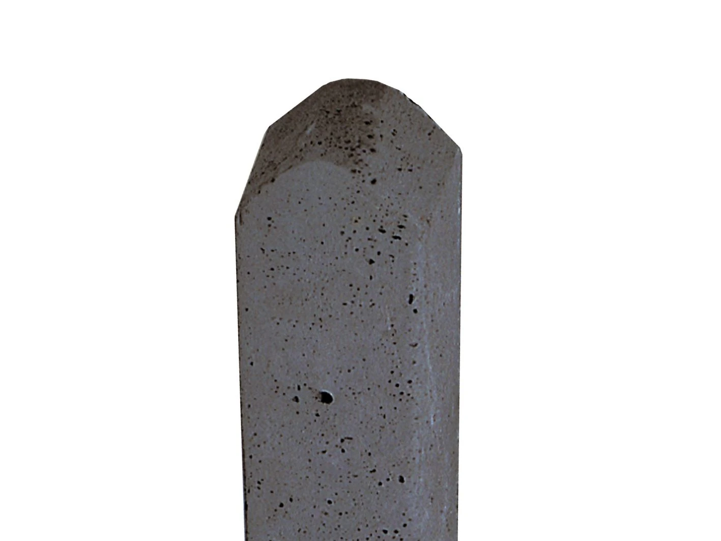 Beton Hoekpaal 10 x 10 cm (100 x 100 mm) Ruw Antraciet - Lengte 280 cm - Afbeelding 1